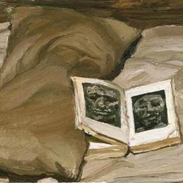 《书中的静物》卢西安·弗洛伊德(Lucian Freud)高清作品欣赏