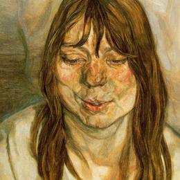 《微笑的女人》卢西安·弗洛伊德(Lucian Freud)高清作品欣赏