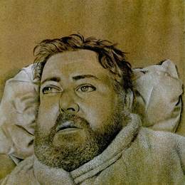 卢西安·弗洛伊德(Lucian Freud)高清作品:Portrait of Christian Berard