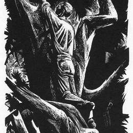 《爬人》林德·沃德(Lynd Ward)高清作品欣赏