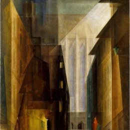 《少数民族教会》莱昂内尔·法宁格(Lyonel Feininger)高清作品欣赏