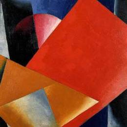 《绘画中的建筑学》柳博芙·波波娃(Lyubov Popova)高清作品欣赏