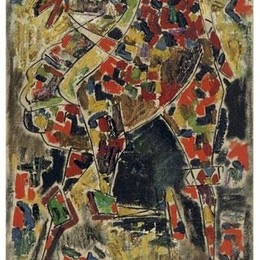 《骆驼》胡森(M.F. Husain)高清作品欣赏