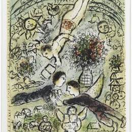 《天空》马克·夏加尔(Marc Chagall)高清作品欣赏