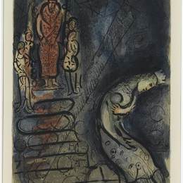 《亚哈随鲁派瓦西里》马克·夏加尔(Marc Chagall)高清作品欣赏