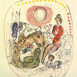 《角色扮演》马克·夏加尔(Marc Chagall)高清作品欣赏