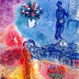 《维特伯斯克艺术家》马克·夏加尔(Marc Chagall)高清作品欣赏