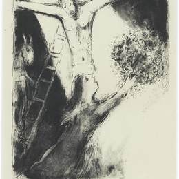 《被钉十字架》马克·夏加尔(Marc Chagall)高清作品欣赏