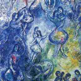 《舞蹈》马克·夏加尔(Marc Chagall)高清作品欣赏