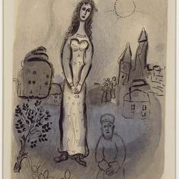 《埃丝特》马克·夏加尔(Marc Chagall)高清作品欣赏