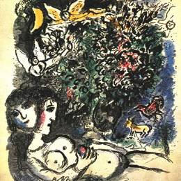 《伊芙》马克·夏加尔(Marc Chagall)高清作品欣赏