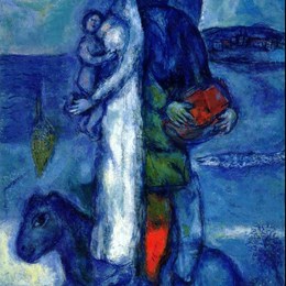 《渔家》马克·夏加尔(Marc Chagall)高清作品欣赏
