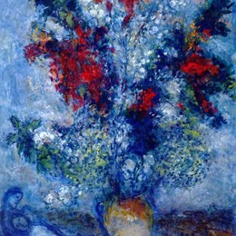 《花束》马克·夏加尔(Marc Chagall)高清作品欣赏