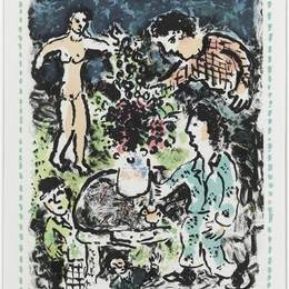 《农村聚居》马克·夏加尔(Marc Chagall)高清作品欣赏