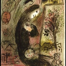 《灵感》马克·夏加尔(Marc Chagall)高清作品欣赏