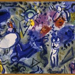 《天堂》马克·夏加尔(Marc Chagall)高清作品欣赏