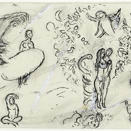 《天堂》马克·夏加尔(Marc Chagall)高清作品欣赏