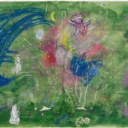 《天堂》马克·夏加尔(Marc Chagall)高清作品欣赏