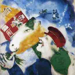 《农民生活》马克·夏加尔(Marc Chagall)高清作品欣赏