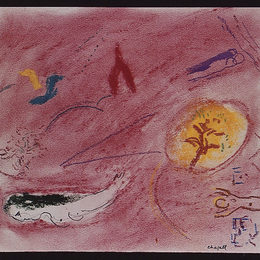 《歌曲之我》马克·夏加尔(Marc Chagall)高清作品欣赏