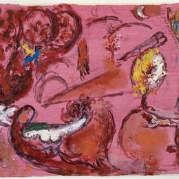 《歌曲之我》马克·夏加尔(Marc Chagall)高清作品欣赏