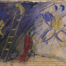 《“雅各伯梦”研究》马克·夏加尔(Marc Chagall)高清作品欣赏