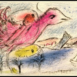 《海湾》马克·夏加尔(Marc Chagall)高清作品欣赏