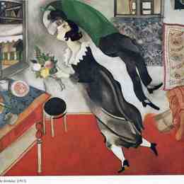 《生日》马克·夏加尔(Marc Chagall)高清作品欣赏