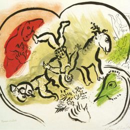 《《心的马戏团》马克·夏加尔(Marc Chagall)高清作品欣赏