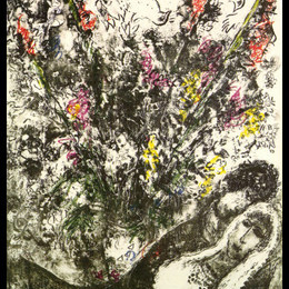 《情人天堂》马克·夏加尔(Marc Chagall)高清作品欣赏