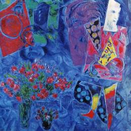 《魔术师》马克·夏加尔(Marc Chagall)高清作品欣赏