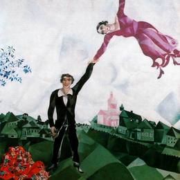 《长廊》马克·夏加尔(Marc Chagall)高清作品欣赏