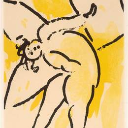 《标题页，安琪儿》马克·夏加尔(Marc Chagall)高清作品欣赏