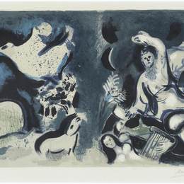《无题（圣经的封面）》马克·夏加尔(Marc Chagall)高清作品欣赏