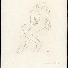 《罗丹后的细节选择》马塞尔·杜尚(Marcel Duchamp)高清作品欣赏