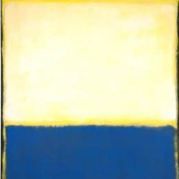 《6号（黄色、白色、蓝色、黄色、灰色）》马克·罗斯科(Mark Rothko)高清作品欣赏