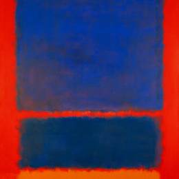 《蓝色，橙色，红色》马克·罗斯科(Mark Rothko)高清作品欣赏