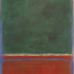 《绿色和栗色》马克·罗斯科(Mark Rothko)高清作品欣赏