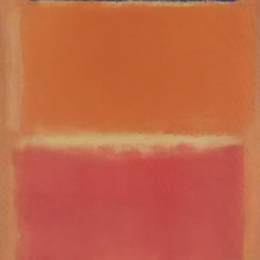 《蓝红》马克·罗斯科(Mark Rothko)高清作品欣赏