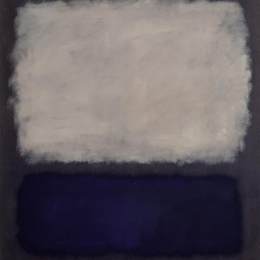 《蓝灰色》马克·罗斯科(Mark Rothko)高清作品欣赏