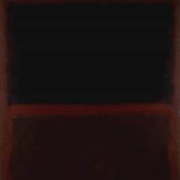 《黑色的黑色赭色》马克·罗斯科(Mark Rothko)高清作品欣赏