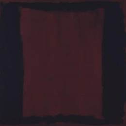 《栗色上的黑色》马克·罗斯科(Mark Rothko)高清作品欣赏