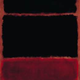 《深红色的黑色》马克·罗斯科(Mark Rothko)高清作品欣赏