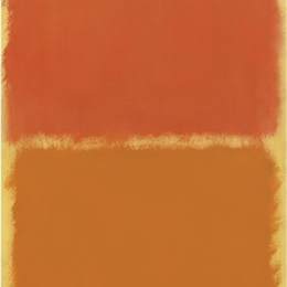 《橙色，红色，橙色》马克·罗斯科(Mark Rothko)高清作品欣赏