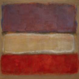 《无题（紫色、白色和红色）》马克·罗斯科(Mark Rothko)高清作品欣赏