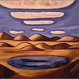 《大山石化砂丘》马斯登·哈尔特里(Marsden Hartley)高清作品欣赏