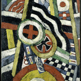 《绘画，第5号》马斯登·哈尔特里(Marsden Hartley)高清作品欣赏