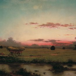 《罗得岛沼泽》马丁·约翰逊·赫德(Martin Johnson Heade)高清作品欣赏