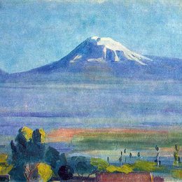 《阿拉拉特》马蒂罗斯(Martiros Sarian)高清作品欣赏