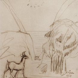 《海边》马蒂罗斯(Martiros Sarian)高清作品欣赏